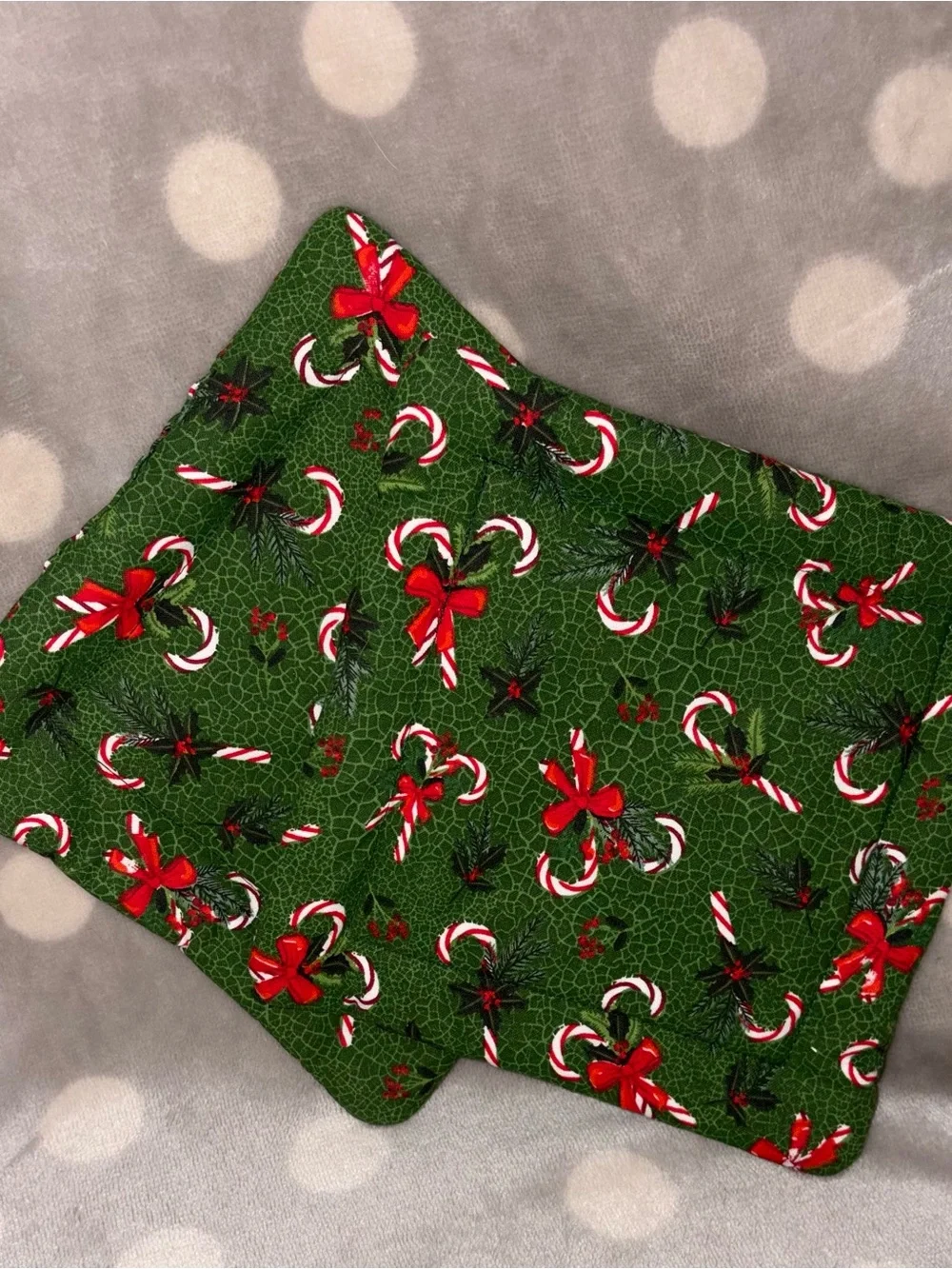 Pair of Handcrafted Holiday Pot Holders - NEW